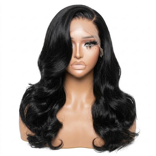 Perruque lace frontale HD Body Wave